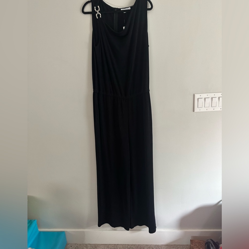 NWT Chicos The Travelers™ Drape Neck Jumpsuit